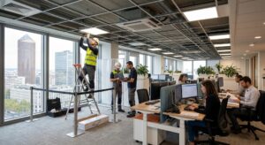 rénover bureaux Lyon sans interrompre activité entreprise